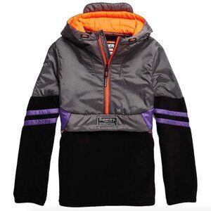 Original Fuji Superdry Jacket Coat Hooded Polar International Overhead M